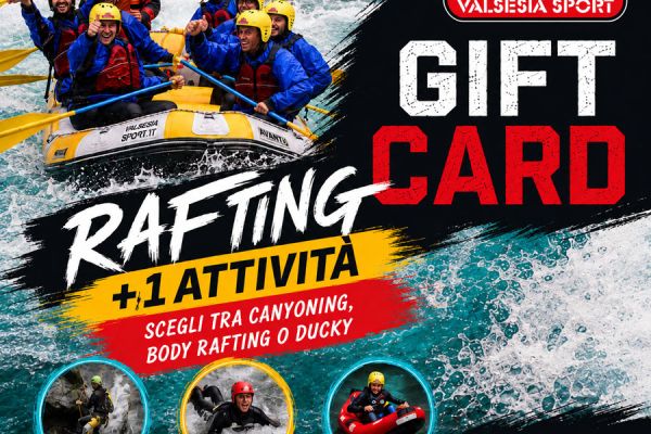 Gift Card<br>RAFTING All-Round + 1 activity