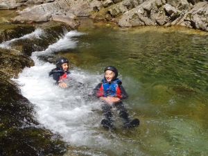 Canyoning Piemonte, canyoning per ragazzi.